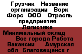 Грузчик › Название организации ­ Ворк Форс, ООО › Отрасль предприятия ­ Логистика › Минимальный оклад ­ 23 000 - Все города Работа » Вакансии   . Амурская обл.,Благовещенск г.